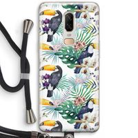 Tukans: OnePlus 6 Transparant Hoesje met koord