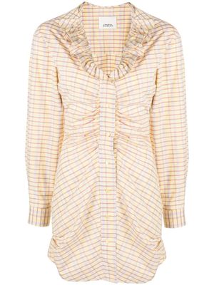 ISABEL MARANT robe-chemise Coral - Jaune