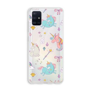Fantasiewereld: Galaxy A51 4G Transparant Hoesje