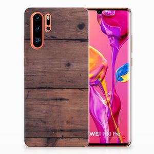 Huawei P30 Pro Bumper Hoesje Old Wood