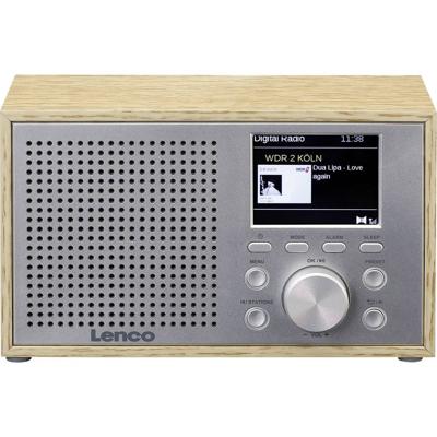 Lenco DAR-017WH Radio DAB+, FM Radio, Bluetooth Wekfunctie Eiken Lenco DAR-017WH Radio DAB+, FM Radio, Bluetooth Wekfunctie Eiken