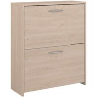 Schoenenkast met 2 kleppen - EASY LIFE - Eiken - 66,5 x 78,5 x 25,1 - PARISOT