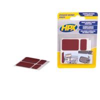 HPX Dubbelzijdig acryl tape hsa powerbond pads antraciet 4 st