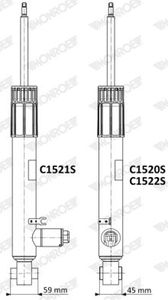 Schokdemper C1521S