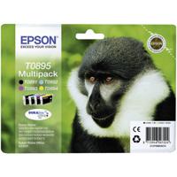 Epson Inktcartridge T0895 Origineel Combipack Zwart, Cyaan, Magenta, Geel C13T08954010 - thumbnail