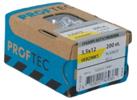 Proftec Spaanplaatschroef Vz Pk PZ2 3.5X12 | 200 stuks - 5203.01.16401