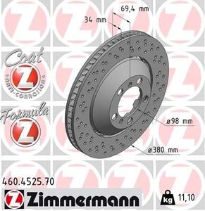 Remschijf FORMULA Z REMSCHIJF 460452570