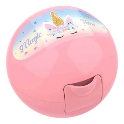 Lunch Buddies fruitbox Unicorn junior 10 cm polypropyleen roze Lunch Buddies fruitbox Unicorn junior 10 cm polypropyleen roze