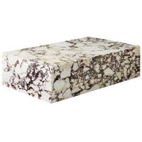 Audo Copenhagen Plinth Low salontafel 60x100 Calacatta Viola marmer