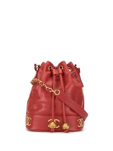 CHANEL Pre-Owned sac seau Triple CC (1994-1999) - Rouge