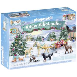 Playmobil Horses of Waterfall 71345 Adventskalender paarden: Kerstslee rit