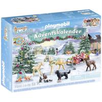 Playmobil Horses of Waterfall 71345 Adventskalender paarden: Kerstslee rit - thumbnail