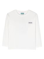 Kenzo Kids t-shirt en coton à logo imprimé - Blanc - thumbnail