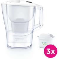 BRITA Aluna Calendar White Waterfilterkan - 2,4 liter inhoud inclusief 1,4 liter gefilterd water - 3 Maxtra Pro All-In-1 filters inbegrepen