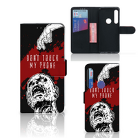 Motorola One Action Portemonnee Hoesje Zombie Blood