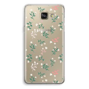 Small white flowers: Samsung Galaxy A5 (2016) Transparant Hoesje
