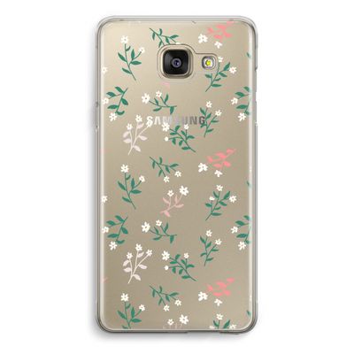 Small white flowers: Samsung Galaxy A5 (2016) Transparant Hoesje