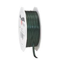 Cadeaulint/sierlint Satijn - 0.3 cm x 50 meter - Donker Groen - cadeaus inpakken - decoratie