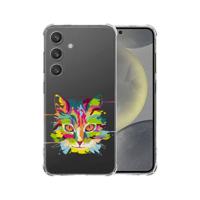 Samsung Galaxy S25 Hoesje - Cat Color TPU Antishock Samsung Galaxy S25 Hoesje - Cat Color TPU Antishock