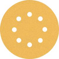 Bosch Accessoires expert c470 schuurpapier voor excenterschuurmachines 125 mm, 8 gaten, k100 50-delig - 1 stuk(s) - 2608900911