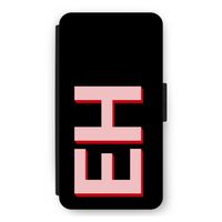 Monogram: iPhone 12 mini Flip Hoesje