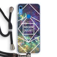 Negenduust ruimte: Huawei Y6s Transparant Hoesje met koord