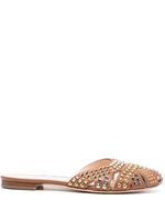 AGL mules Milly en cuir - Marron