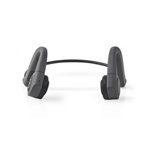 Nedis HPBT5400GY hoofdtelefoon/headset Draadloos In-ear Sporten Micro-USB Bluetooth Grijs