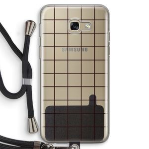 Rooster: Samsung Galaxy A5 (2017) Transparant Hoesje met koord