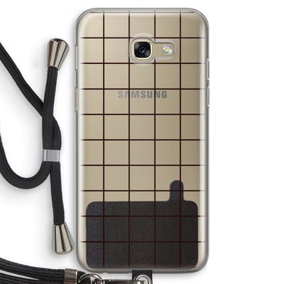 Rooster: Samsung Galaxy A5 (2017) Transparant Hoesje met koord