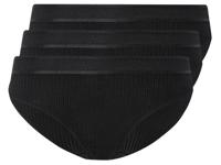 esmara 3 paar dames slips (Zwart, S (36/38))