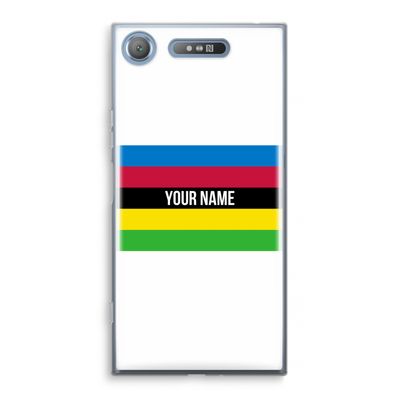 WK Wielrennen: Sony Xperia XZ1 Transparant Hoesje WK Wielrennen: Sony Xperia XZ1 Transparant Hoesje