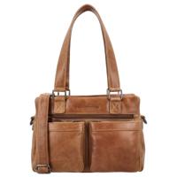 Hide & stitches porto handtas-Brown