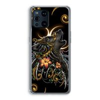 Huilende Wolf: Oppo Find X3 Transparant Hoesje