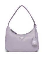 Prada mini sac à plaque logo - Violet - thumbnail