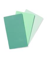 HEMA Rekbare boekenkaft groen - 3 stuks