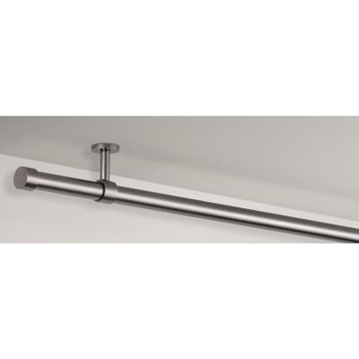 Leen Bakker - Gordijnroede 120cm - Zwart - Ø28mm (2016377) - Metaal - Grijs