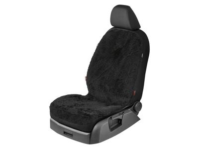 ULTIMATE SPEED Autostoelhoes van schapenvacht (Zwart)
