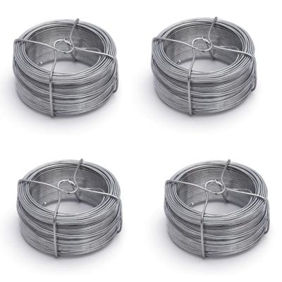 Binddraad - 4x - staal verzinkt - 1.5 mm x 50 m - ijzerdraad - hobbydraad Binddraad - 4x - staal verzinkt - 1.5 mm x 50 m - ijzerdraad - hobbydraad