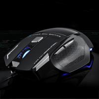 AULA Series SoulKiller II Colourful Light 7D Optical Competitive USB Wired Game Mouse Maximum Resolution of 3500 DPI(Black)