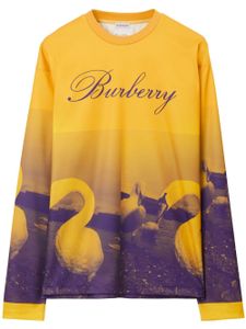 Burberry sweat à imprimé tête de mort - Jaune