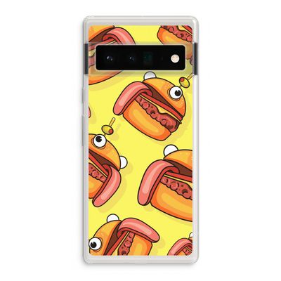 Hamburger: Google Pixel 6 Pro Transparant Hoesje