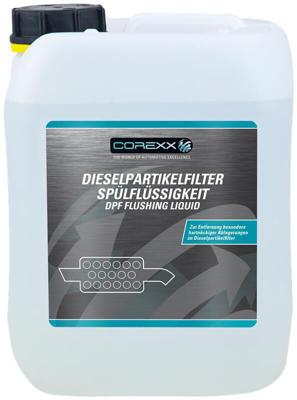 COREXX additief "spoelvloeistoffen voor dpf". dpf coolant 5l
