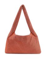 Kara sac porté épaule à ornements en cristal - Orange