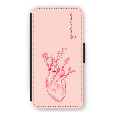 Blooming Heart: iPhone 12 Pro Max Flip Hoesje