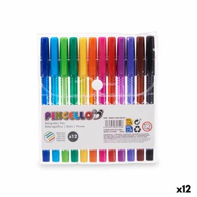 Set Balpennen Multicolour (12 Stuks)