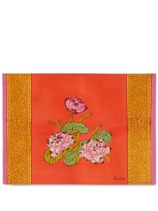 Lisa Corti sets de table rectangulaire Tea Flower (set de quatre) - Orange