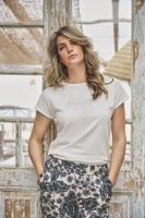 Elvira Casuals T-shirt Beautiful E3 25-027 Blouse 15 Off White