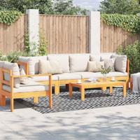 VidaXL Buitenkleed arakil 190x290 cm pp wit en zwart