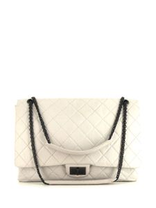 CHANEL Pre-Owned sac porté épaule Classic Flap 2.55 - Blanc